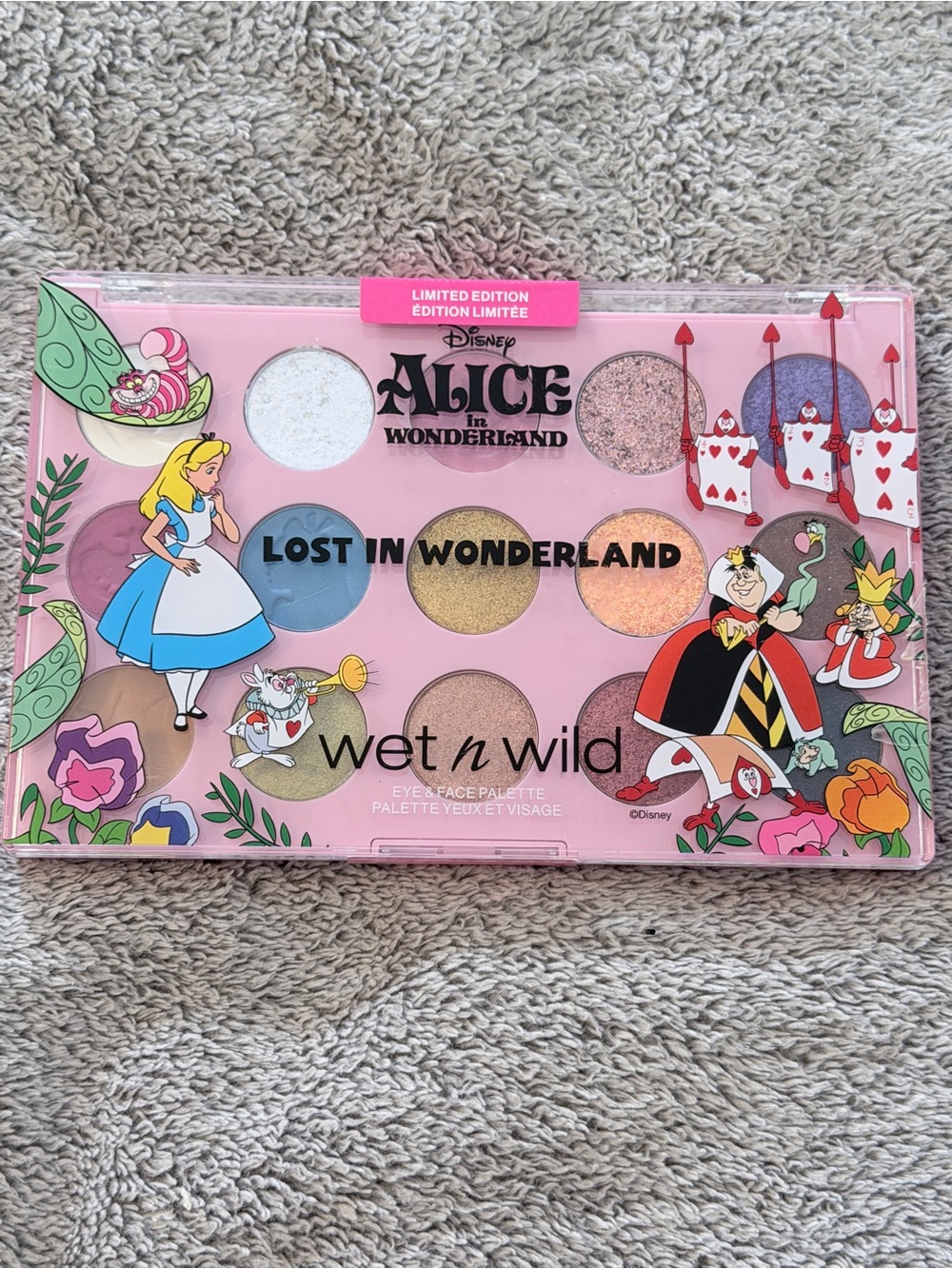 Wet n Wild Disney Alice in Wonderland Lost in Wonderland Eyeshadow palette NEW